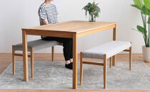 DT01&nbsp;BC01&nbsp;3点&nbsp;ダイニングセット&nbsp;オーク&nbsp;アネルカグレー&nbsp;テーブル&nbsp;ベンチ