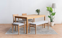 DT01&nbsp;DC01&nbsp;BC01&nbsp;ST01&nbsp;5点&nbsp;ダイニングセット&nbsp;オーク&nbsp;アネルカグレー&nbsp;テーブル&nbsp;椅子&nbsp;ベンチ&nbsp;スツール