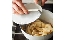 VERMICULAR YUKIHIRA 20cm ＆ドロップリッド＆専用ステンレスリッド（オイスターグレー） | 鍋 なべ 雪平鍋 調理器具 キッチン用品 VERMICULAR 鋳物ホーロー鍋 片手鍋 日本製 ガス火 ガス IH IH対応 和食 煮込み みそ汁 高級 おしゃれ ギフト プレゼント 人気 おすすめ 送料無料