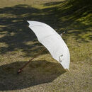 【南砺市】松井機業「城端しけ絹」しけ絹の日傘（生成り）◆受注生産 ご注文後2〜3ヶ月