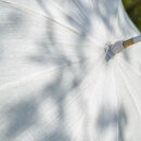 【南砺市】松井機業「城端しけ絹」しけ絹の日傘（生成り）◆受注生産 ご注文後2〜3ヶ月