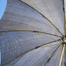 【南砺市】松井機業「城端しけ絹」しけ絹の日傘（麻炭）◆受注生産 ご注文後2〜3ヶ月
