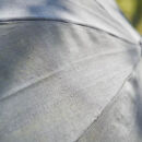 【南砺市】松井機業「城端しけ絹」しけ絹の日傘（麻炭）◆受注生産 ご注文後2〜3ヶ月