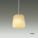 【南砺市】松井機業「城端しけ絹」しけ絹の照明　M size・プラグ（ダクト取付専用）