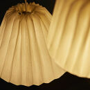 【南砺市】松井機業「城端しけ絹」しけ絹の照明　L size・フランジ（引掛シーリング取付式）