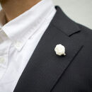 【南砺市】松井機業「城端しけ絹」しけ絹の小さなブローチ