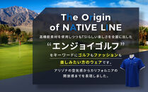 ピンゴルフ&nbsp;ラインスナップテックス&nbsp;半袖ポロシャツ&nbsp;ブルー&nbsp;Lサイズ