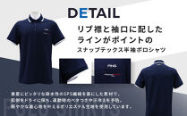 ピンゴルフ&nbsp;ラインスナップテックス&nbsp;半袖ポロシャツ&nbsp;ネイビー&nbsp;LLサイズ