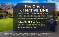 ピンゴルフ&nbsp;Mr.PINGプリント&nbsp;半袖ハイネックシャツ&nbsp;ネイビー&nbsp;LLサイズ