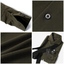 DJS-002&nbsp;decollouomo&nbsp;メンズドレスシャツ長袖（生地／コンコルド）オリーブ／Sサイズ