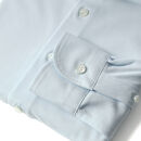 DJS-002&nbsp;decollouomo&nbsp;メンズドレスシャツ長袖（生地／コンコルド）サックスブルー／Sサイズ