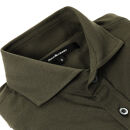 DJS-003&nbsp;decollouomo&nbsp;メンズパイロットシャツ半袖（生地／コンコルド）オリーブ／Mサイズ