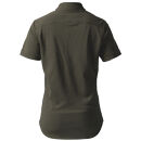 DJS-003&nbsp;decollouomo&nbsp;メンズパイロットシャツ半袖（生地／コンコルド）オリーブ／Lサイズ