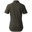 DJS-004&nbsp;decollouomo&nbsp;メンズドレスシャツ半袖（生地／コンコルド）オリーブ／XLサイズ