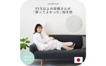 4265-8888-83■妊婦さんのための洗える抱き枕  ラージサイズ スターレッシルバー（授乳クッションにもなる三日月形の抱きまくら）