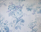 立体キルト羽毛ふとん　ローラ　ブルー色