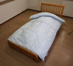 ツインキルト羽毛ふとん　シェリルFD　ブルー色