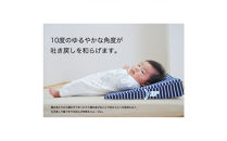 3134-9999-51■スリーピングピロー 吐き戻しを和らげる6重ガーゼ ベビー枕　くも