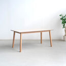トープ&nbsp;ダイニングテーブル&nbsp;150×80&nbsp;GENE&nbsp;オーク無垢&nbsp;傷に強い&nbsp;オフトープ&nbsp;辻製作所&nbsp;大川市