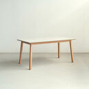 アンジェロセラミック&nbsp;ダイニングテーブル&nbsp;GENE&nbsp;150×80&nbsp;メラミン&nbsp;オーク無垢&nbsp;辻製作所&nbsp;大川市