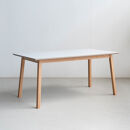 リネン&nbsp;ダイニングテーブル&nbsp;150×80&nbsp;GENE&nbsp;オーク無垢&nbsp;傷に強い&nbsp;オフトープ&nbsp;辻製作所&nbsp;大川市