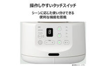 東芝 DCサーキュレーター　ワイド3D首振り　カンタンお手入れ　持ち運び簡単 TFC-15DT28(W)