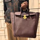 【濃紫】リュック兼トートバッグ&nbsp;高級&nbsp;完全ハンドメイド&nbsp;KABUTO_V30&nbsp;TAIZAN