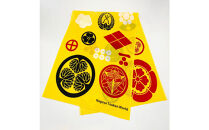 オリジナル【手ぬぐい】「戦国武将の家紋」デザイン／名古屋刀剣博物館