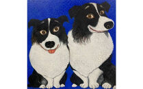 アーティストが描く愛しいペットのポートレート　SSM号