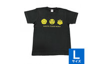 オリジナル【三英傑家紋Tシャツ】Lサイズ（ブラック）／名古屋刀剣博物館