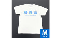 オリジナル【三英傑家紋Tシャツ】Mサイズ（ホワイト）／名古屋刀剣博物館