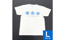 オリジナル【三英傑家紋Tシャツ】Lサイズ（ホワイト）／名古屋刀剣博物館