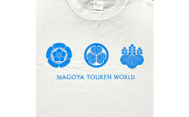 オリジナル【三英傑家紋Tシャツ】Lサイズ（ホワイト）／名古屋刀剣博物館