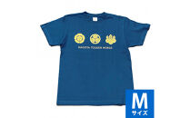 オリジナル【三英傑家紋Tシャツ】Mサイズ（ネイビー）／名古屋刀剣博物館