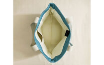 HASSIN＆MU-TAオリジナルトートバック【カラー：ターコイズブルー】