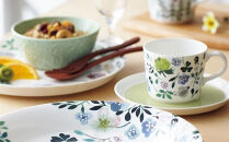 ナルミ&nbsp;アンナエミリア&nbsp;兼用カップ＆ソーサー(クローバーガーデン)&nbsp;220cc&nbsp;51854-23117P