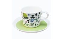 ナルミ&nbsp;アンナエミリア&nbsp;兼用カップ＆ソーサー(クローバーガーデン)&nbsp;220cc&nbsp;51854-23117P