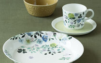 ナルミ&nbsp;アンナエミリア&nbsp;兼用カップ＆ソーサー(クローバーガーデン)&nbsp;220cc&nbsp;51854-23117P