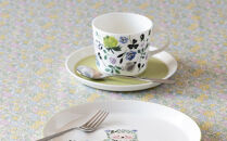 ナルミ&nbsp;アンナエミリア&nbsp;兼用カップ＆ソーサー(クローバーガーデン)&nbsp;220cc&nbsp;51854-23117P