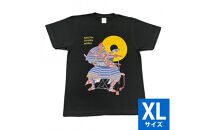 オリジナル【加藤清正Tシャツ】XLサイズ（ブラック）／名古屋刀剣博物館