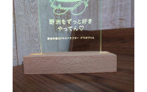 野洲をずっと好きやってん「ドウタクくん」ＬＥＤライトスタンド