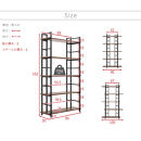 オープンラック&nbsp;幅90cm&nbsp;5段&nbsp;スチールラック&nbsp;AVD1056085