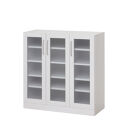 食器棚&nbsp;ヌーヴォー&nbsp;幅90&nbsp;高さ90&nbsp;ホワイト&nbsp;白　AKU1045059