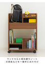 コンパクト&nbsp;ランドセル収納ワゴン&nbsp;ナチュラル&nbsp;ランドセルワゴン&nbsp;AKU101097701