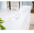 チェスト 深型 4段 引出し5杯タイプ 幅約60cm ホワイト 白 木製 シャイニー AKU1056457