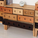 コンビネーションチェスト&nbsp;3段&nbsp;引出し6杯&nbsp;幅74.5&nbsp;高さ63.5&nbsp;AKU1045063