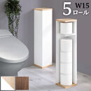 スリムコーナーラック&nbsp;ホワイト&nbsp;イレットペーパー収納&nbsp;TLS-15WH(スリムコーナー収納)&nbsp;SNG101338202