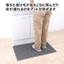PallyPally&nbsp;洗面台マット&nbsp;GY