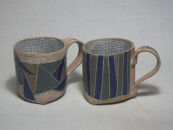 釉彩 ペアマグカップ