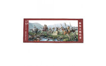 オリジナル【動物合戦絵巻フェイスタオル】第六紙／名古屋刀剣博物館